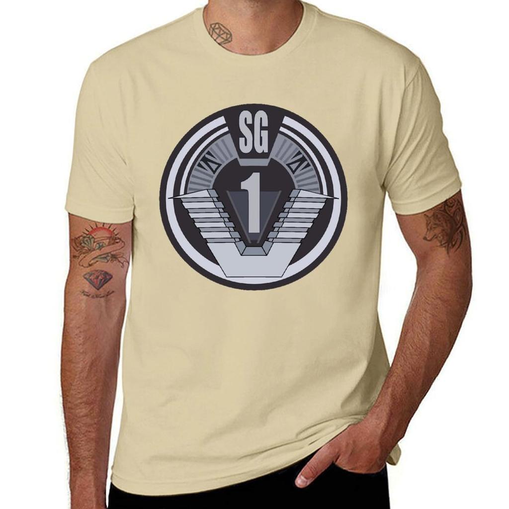 Stargate Sg Badge T-Shirt Luxury T-shirt Graphic Tee Shirt T-shirts Oversize Clothing for Men