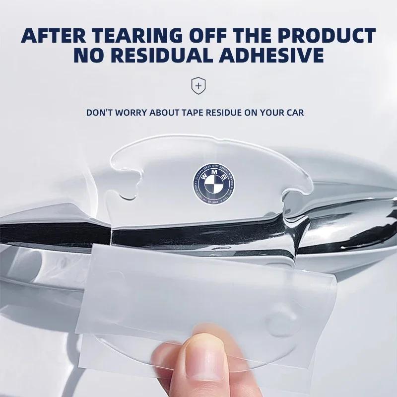 Car Door Bowl Handle Protector Stickers Transparent Anti-scratch Film For BMW M E90 E60 E46 E93 F20 F21 F30 F31 F32 F33 F34 F15