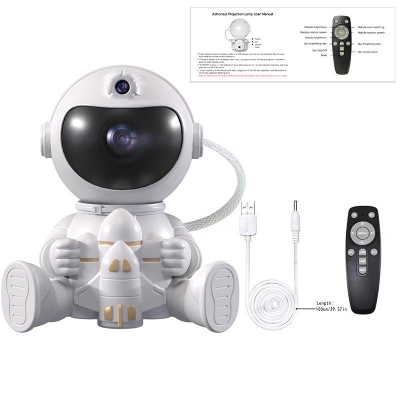 Starry Sky Astronaut Projector Lamp