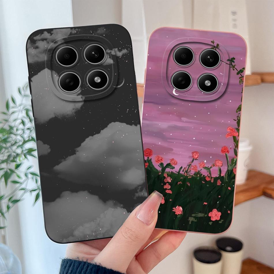 For Poco M8 Pro Case Cute Design Shockproof Phone Protector Soft Liquid Silicone High Quality Back Cover For Poco M 8 M8Pro Capa