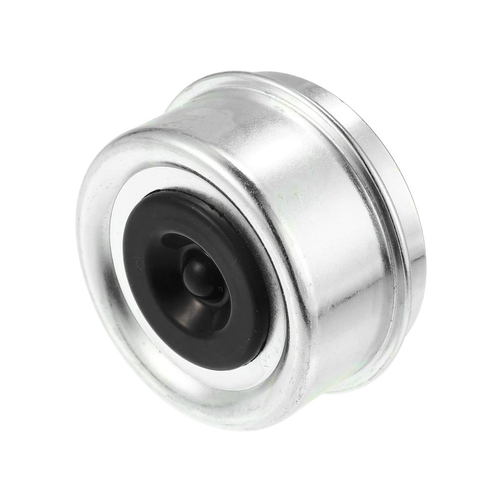 ACROPIX 4 Stück Anhängerachse Rad Staubschutzkappe Tasse Anhänger Lager Staubschutzkappe für Anhängerradnabe 6,2cm Silberton