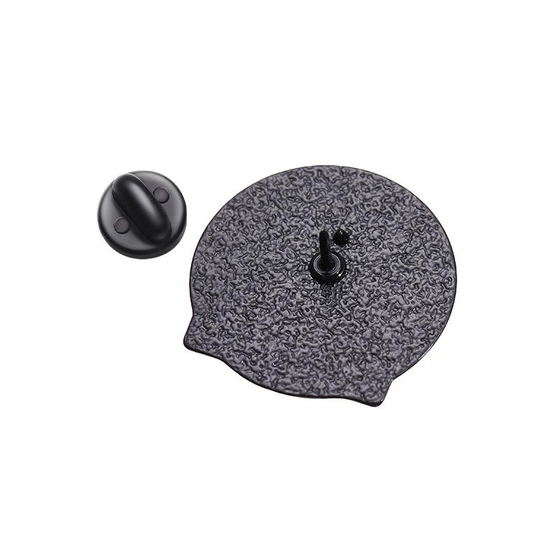 Black Big Cat Enamel Pins Custom MOTHER OF CATS Brooches Lapel Badges Gothic Animal Jewelry Gift for Kids Friends