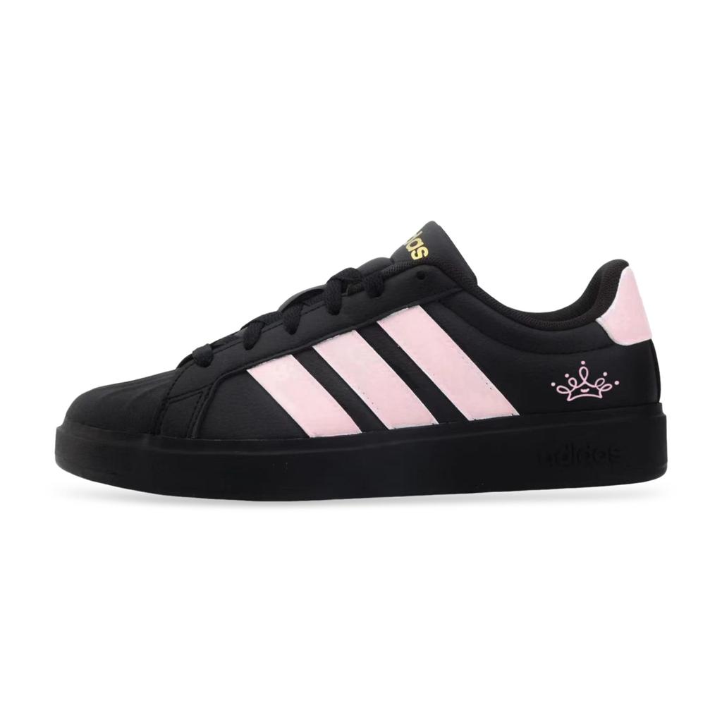Adidas Street Talk Abrasion Resistant Waterproof Low top Skateboard Shoes Women's Black Pink JS5053(Team2113-)