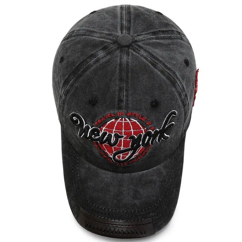 Distressed Cotton Washed Baseball Cap Korean Outdoor Sunscreen Hat Casual And Versatile Street Spring And Autumn Sunhat
