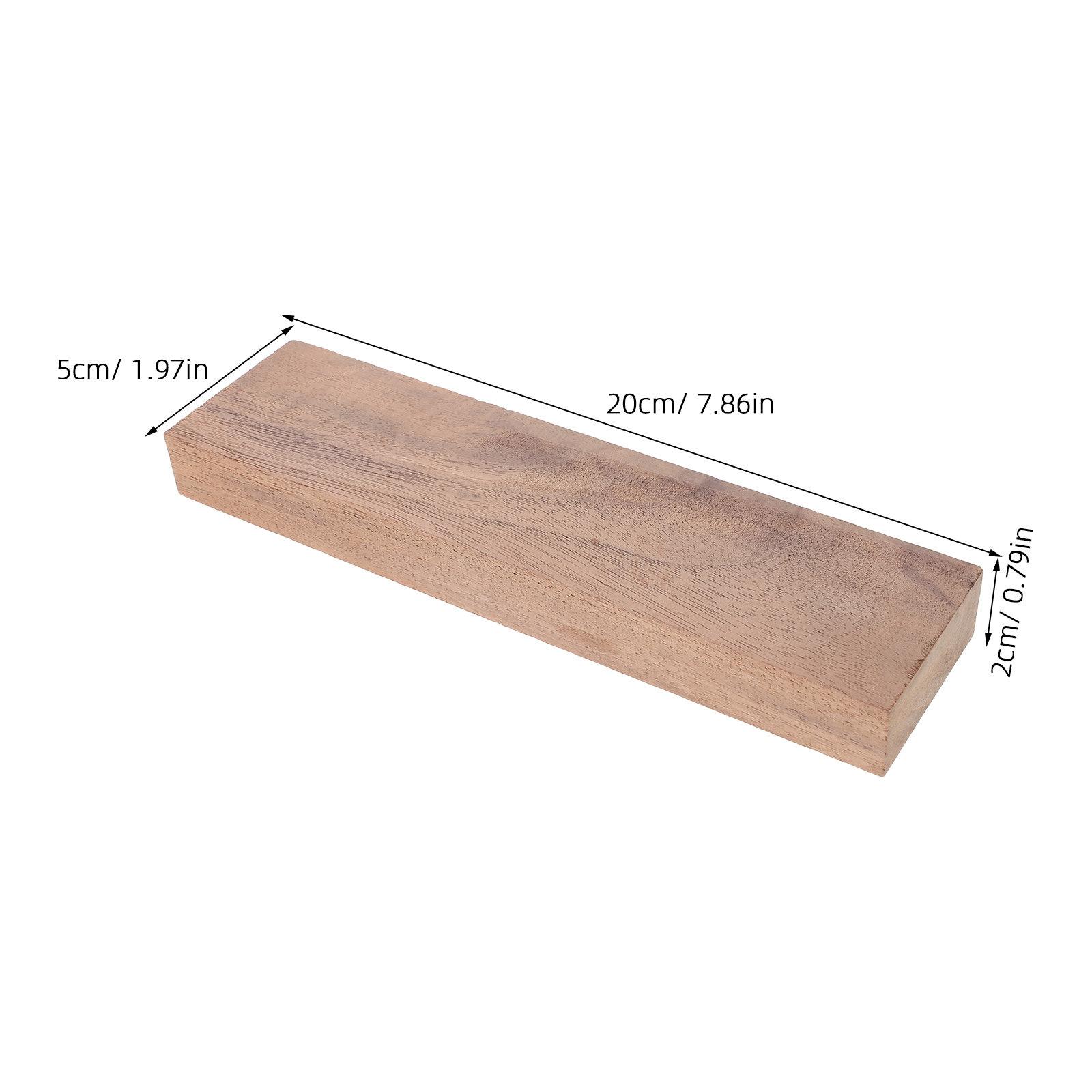 2pcs Walnut Wood Blanks For Carving 20x5cm Solid Walnut Hardwood Planks DIY Carving Wood Brown Craft Making Materials