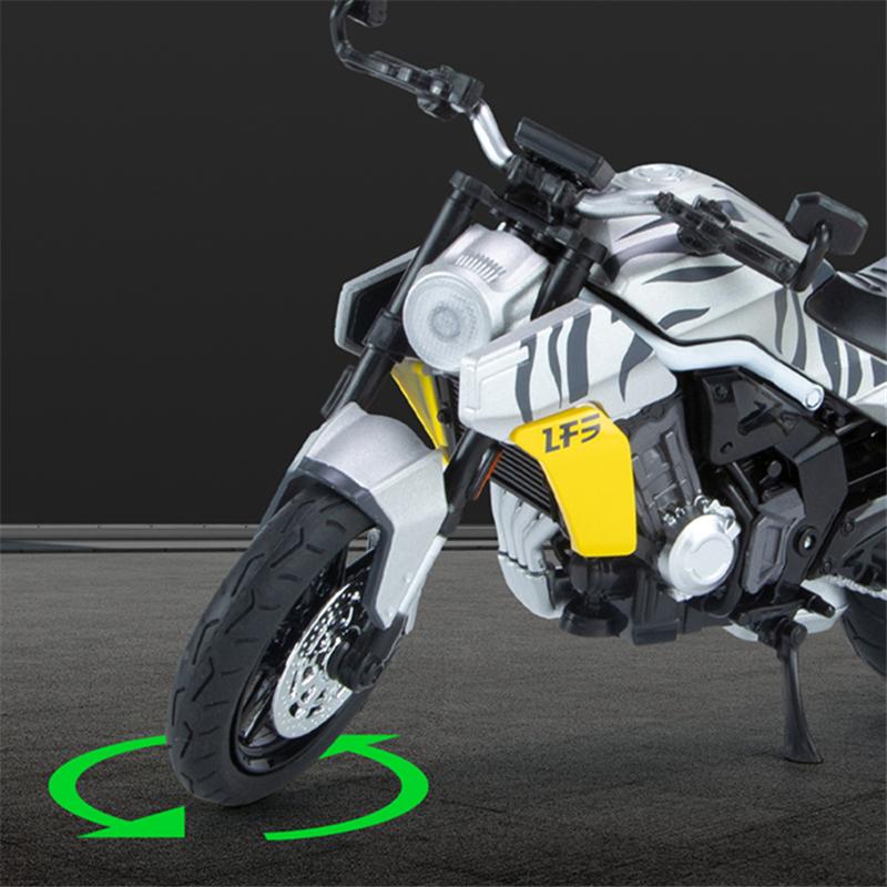 1/12 Tang Knife Lfs700 Racing Cross-country Motorcycle Model Simulation Alloy Toy Street Motorcycle Model Collection Kids Gifts