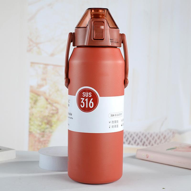 316 Nerezová vakuová baňka Velkokapacitní kelímek na brčko