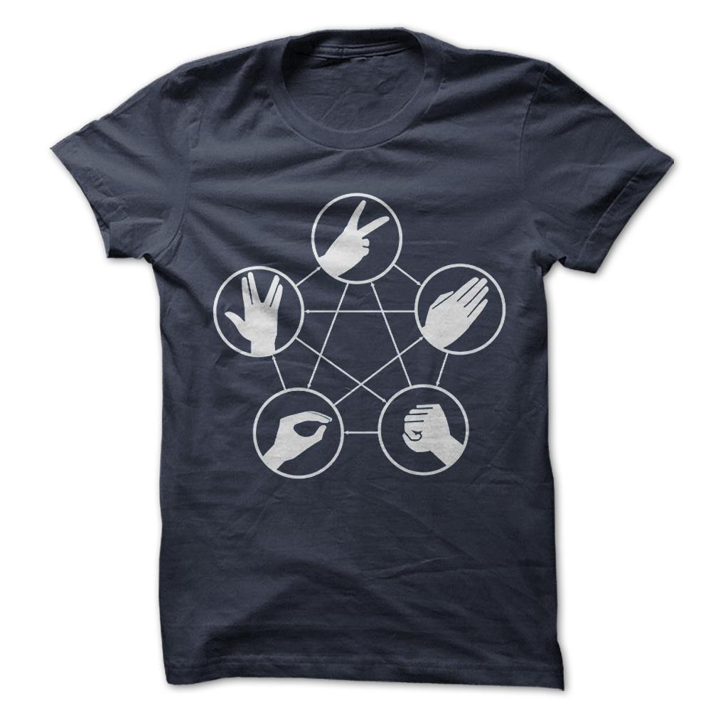 2026 New Fashion Rock Paper Scissors Lizard Spock Funny Oversized High Quality Streetwear TShirt 100 Cotton Big Bang Theory S