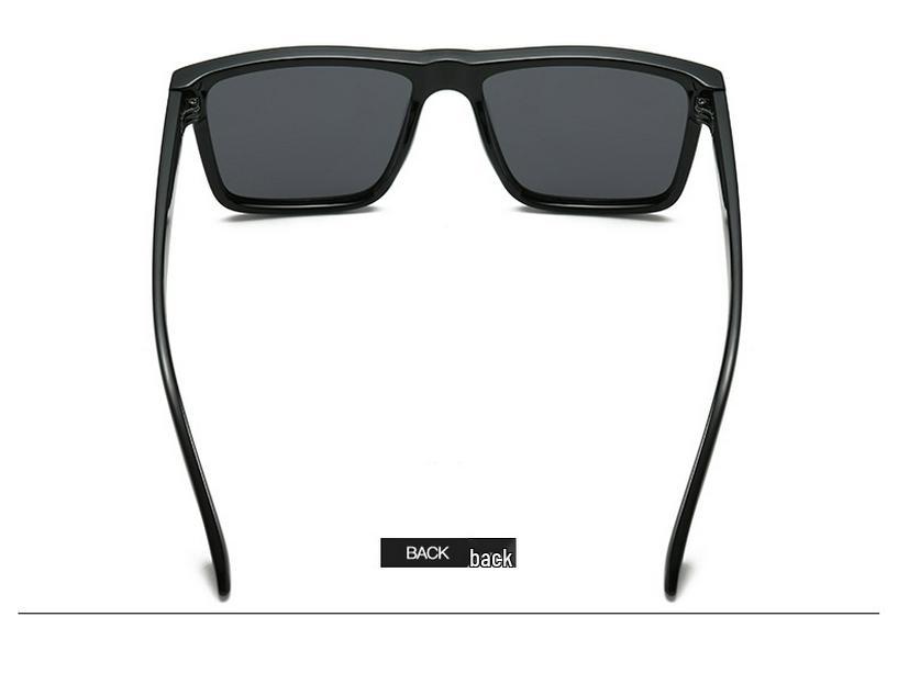 Men's Large Frame Polarized Sports Sunglasses - Ideal for Driving & Fishing (Model 9061)