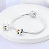 3Pcs Silver Personality Diy 26 Gold Letter Necklace Bracelet Beaded Accessories Oil Drop Love Letter Beads