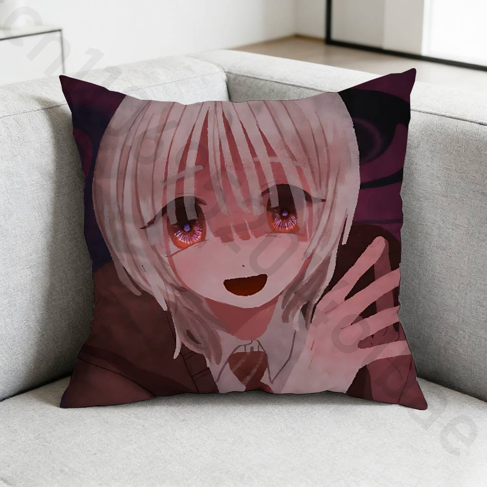

SSaihate SStation Game Pillow Case Square DoubleSided Printing Short Plush Sofa Cushion Cover Bedroom Bedside Pillow 30x30cm