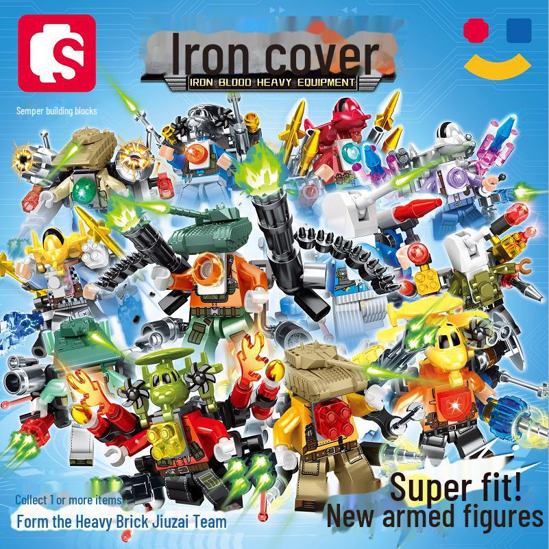 "Wo Ma C5000 SWAT Team Military Figure Toy - Special Forces Building Blocks for Kids"