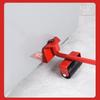 360° Furniture Mover Tools Transport Lifter Heavy Stuffs Moving 4 Wheeled Roller Universal Pulley for w/ 1 Furniture Lif