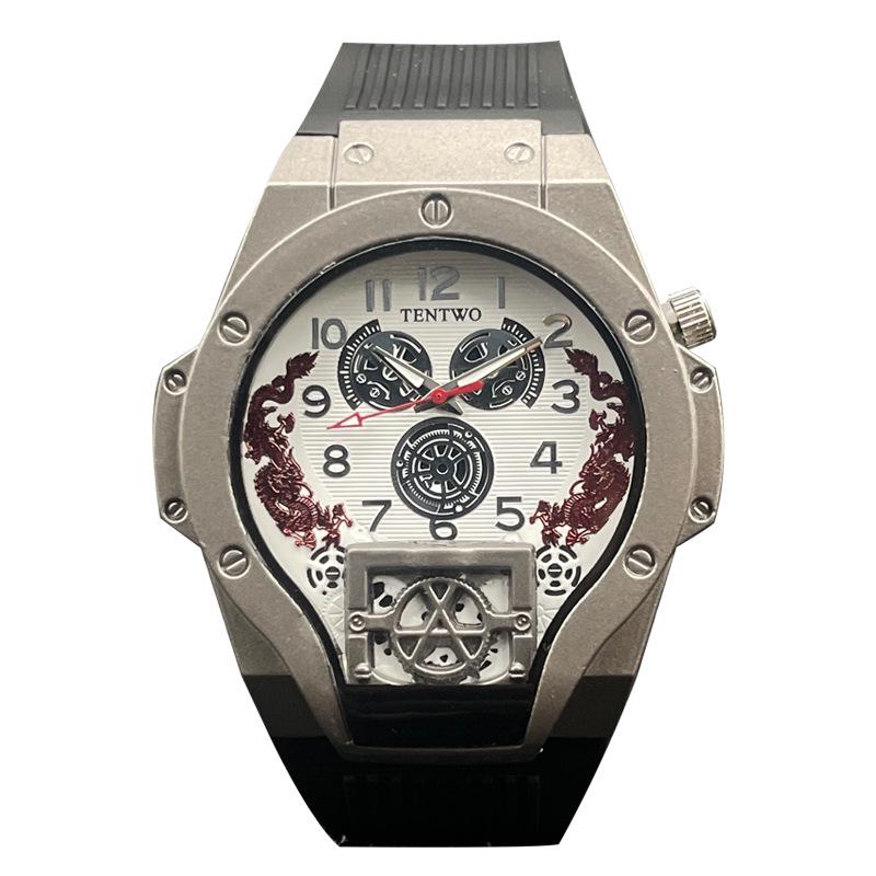 Jason Statham-Inspired Men's Silicone Quartz Watch - Fashion Trend