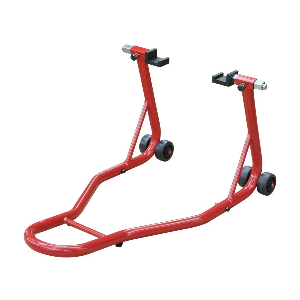 Metal Motorcycle Bike Stand Rear Universal Wheel Lift Bike Forklift Red