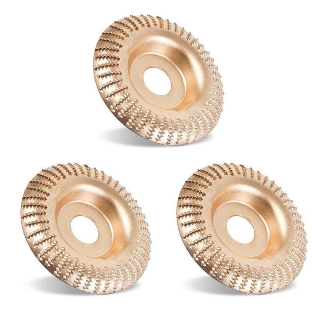 Xiaomi Woodworking Grinding Thorn Disc 3Pcs Angle Grinder Polishing Disc Flat Disc Polishing Wheel Wood Tea Plate Root Carving Tool