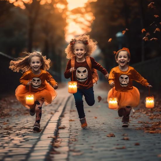 Portable Halloween Pumpkin Lights with Lanyard LED Battery Operated Collapsible Pumpkin Lantern Mini Outdoor Camping Light for Halloween Decor