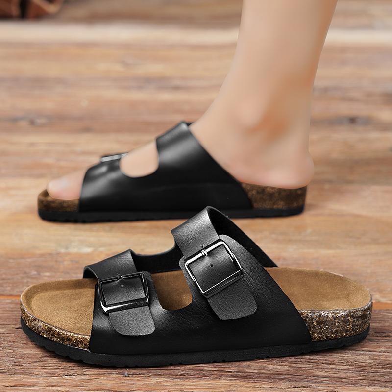 Fashion CYYTL Mens Slippers Casual Outdoor Beach Shoes Sandals Summer Walking Slides Comfort Lightweight Designer Leather Fashion Luxury