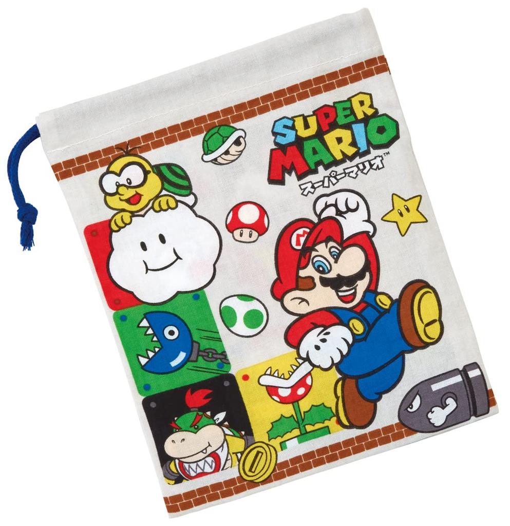 Skater Cup 21 x 15 Made in Super Mario KB62 Children's Bag, cm, Japan, 23, Boys,