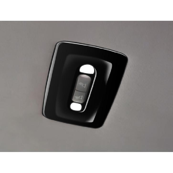 Gloss Black Front+Rear Reading Light Cover Trim For -2025 Toyota Prius Set