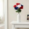 Independence Day Flower Arrangement Realistic Artificial Plastic Flower For July 4th Holiday Party Table Centerpiecess