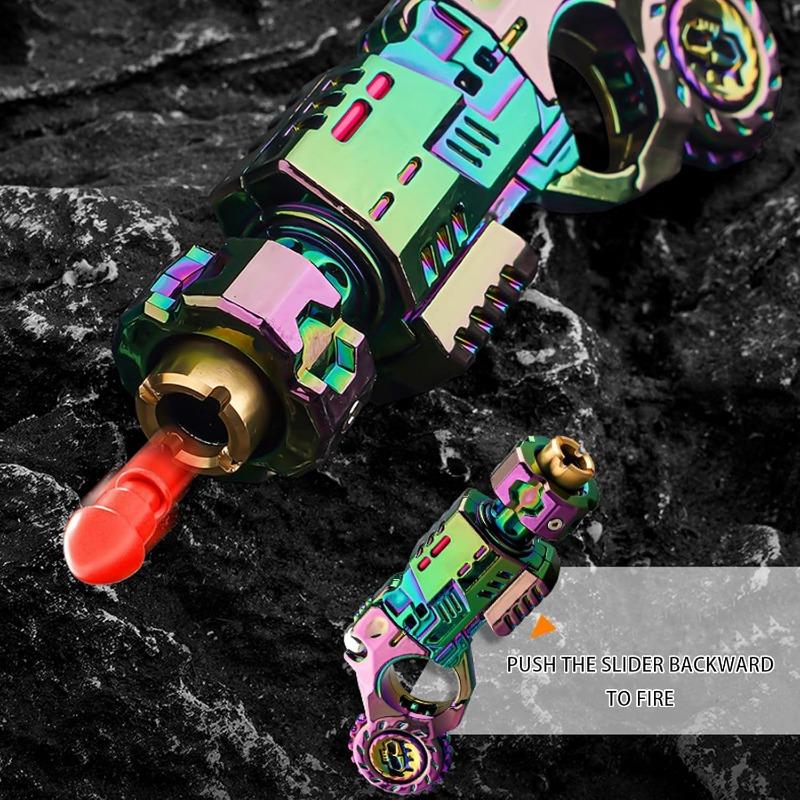 EDC Stress Relief Fidget Launcher,Satisfying Adult Anxiety Relief Gadget, Tactical-Inspired Desk & Portable Relaxation Tool