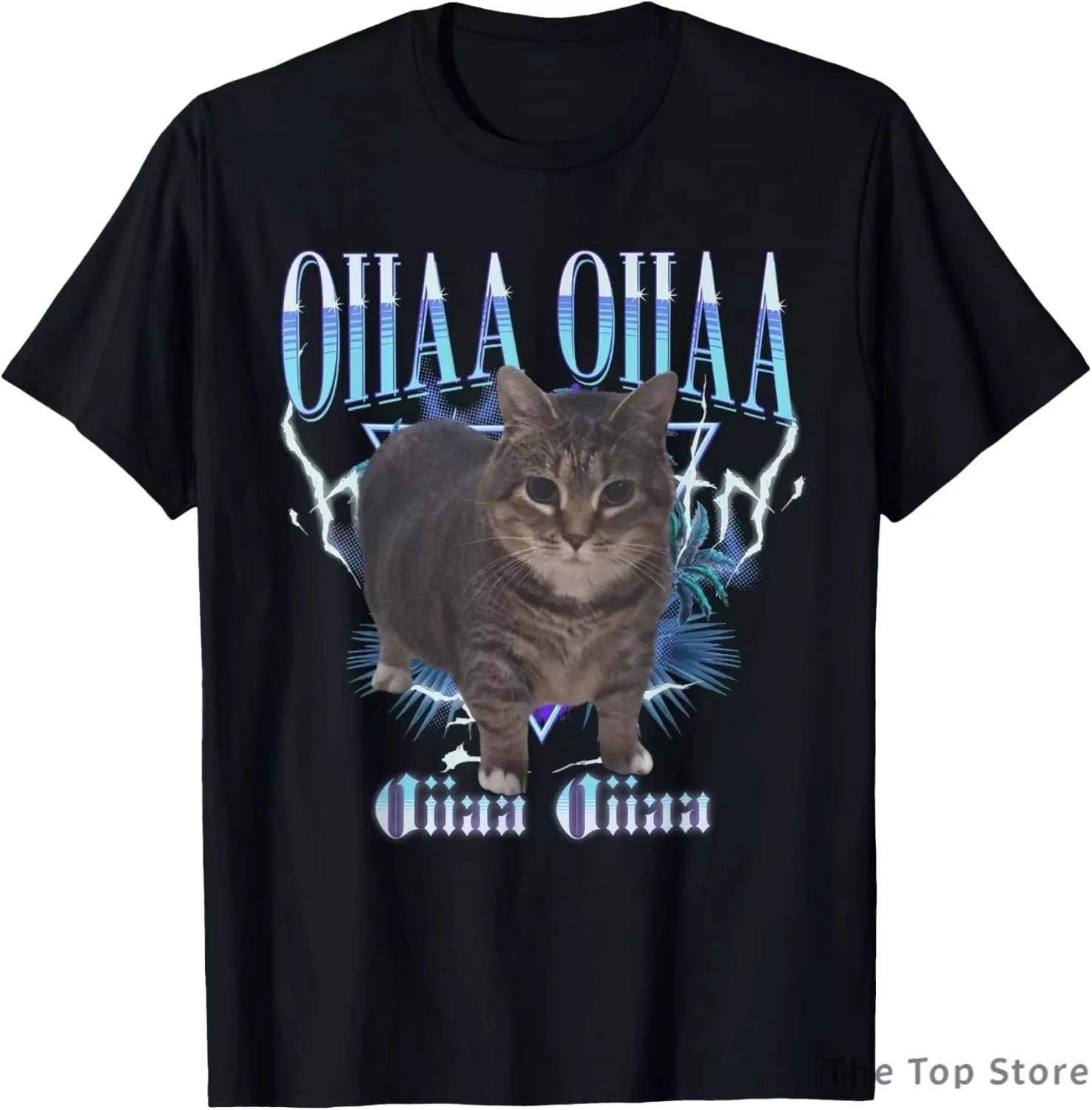 

Harajuku Oiia Oiia Cat Brainrot Graphic T Shirts Pro Choice Mens Retro T Shirt Short Sleeve Cute Street Y2k Tops Men Clothing 4XL