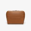 Popular, ultra-practical, large-capacity, stylish storage bag for travel and commuting, striped, three-dimensional makeup bag