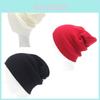 Stylish And Warm Knitted Hat For Adults In Solid Colors Perfect For Winter Wear