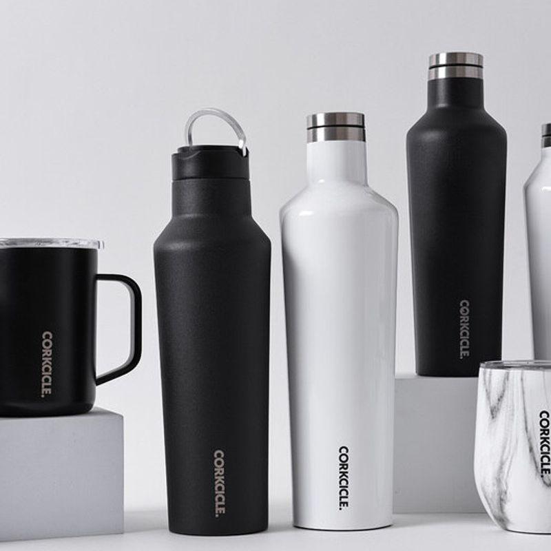 CORKCICLE Sportkantine Geïsoleerde Fles (Handvat + Rietje) 591ml