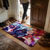 No Game No Life Anime Floor Mat Soft Flannel Absorbent Mat Non-Slip Rug Home Bedroom Bathroom