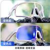 Oubao's Color-Changing Sports Glasses for Outdoor Cycling and Running, Anti-Glare, Sun Protection, High-End Sunglasses for Men and Women