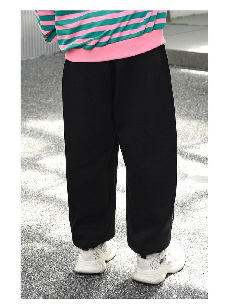 Plus Size Loose Fit Pants for Girls 8-15 Years, Spring/Autumn, Sports Casual Long Pants