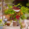 Vogelstatue Gartendekorationen Metall-Gartenvogel Hofdekorationen Outdoor-Vogelskulptur Rasen Metall-Gartenschmuck