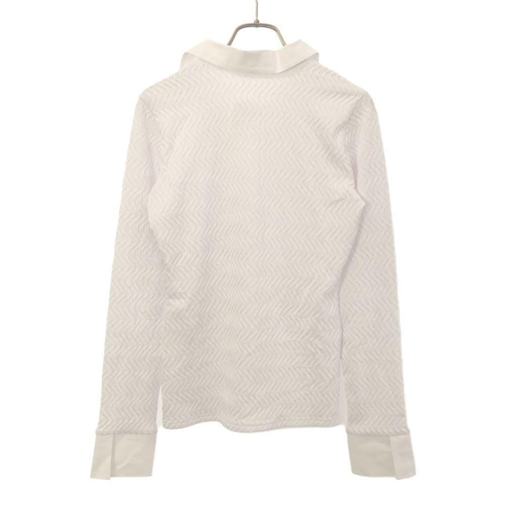 unused NARACAMICIE Jacquard Long sleeve shirt white Tagged Women Used