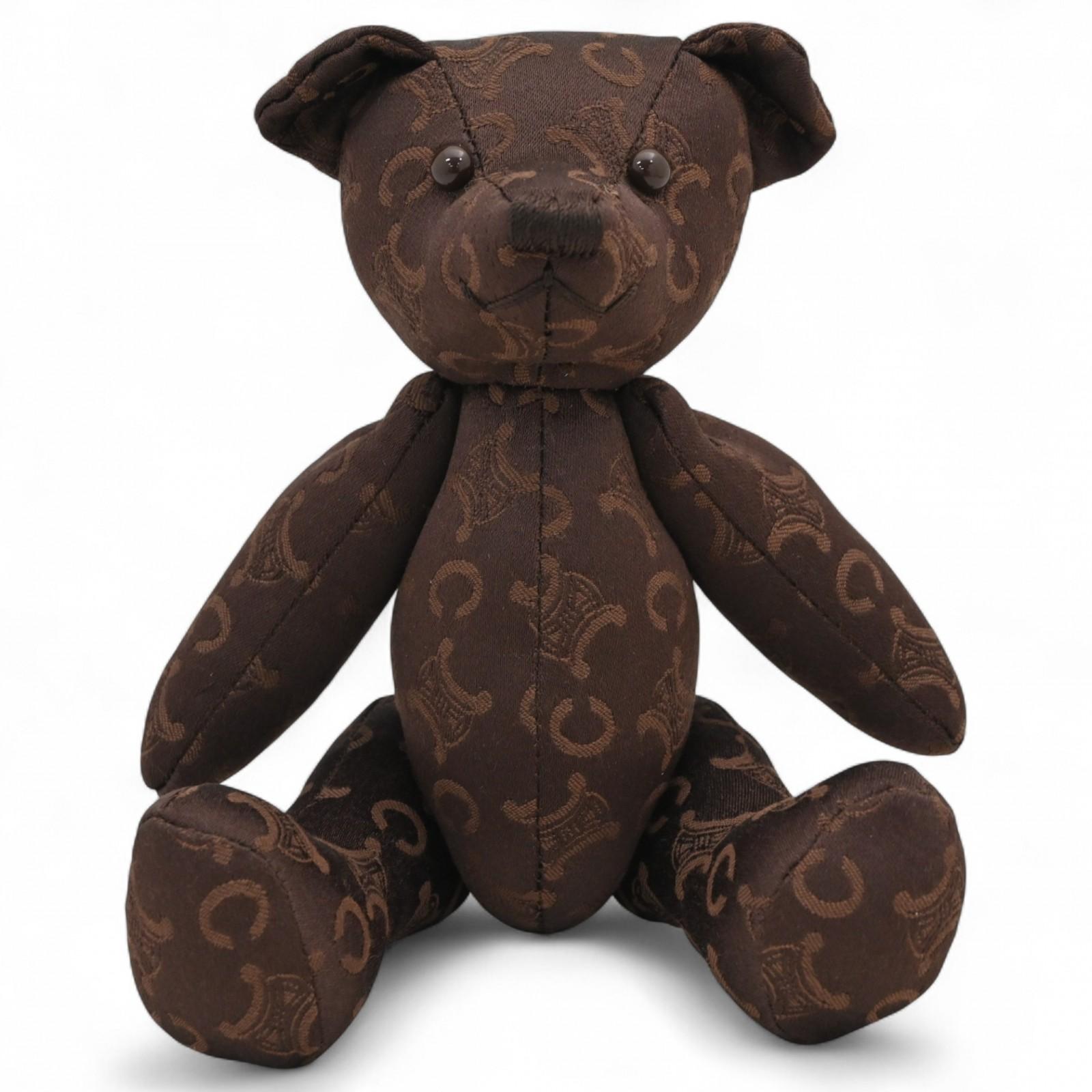 

Подлинный плюшевый мишка CELINE Triomphe, коллекционный, коричневый ce5508bf