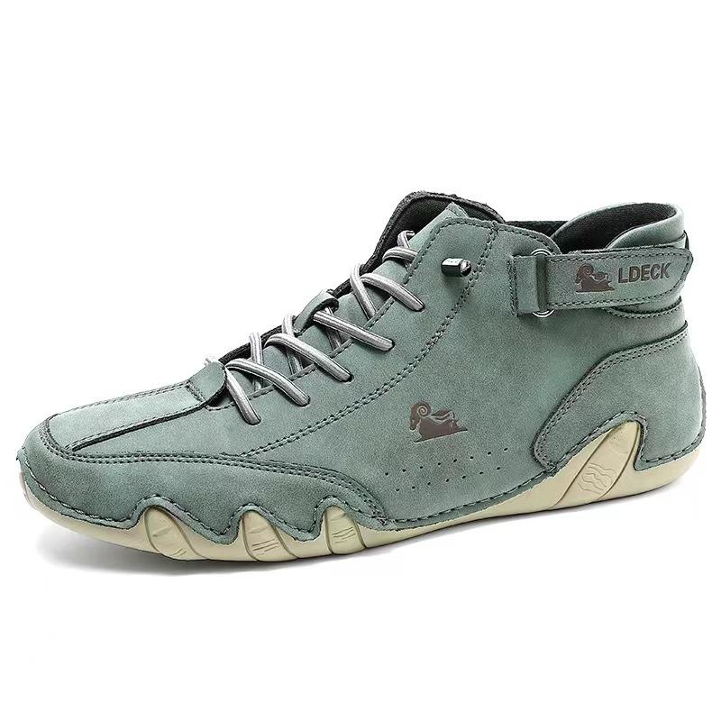 Octopus Men's Shoes, High-top Martin Boots, Autumn and Winter Men's Casual Short Boots