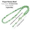 2pcs Engraved Prayer Beads Muslim Islam Necklace New Islamic Prayer Rosary Bead