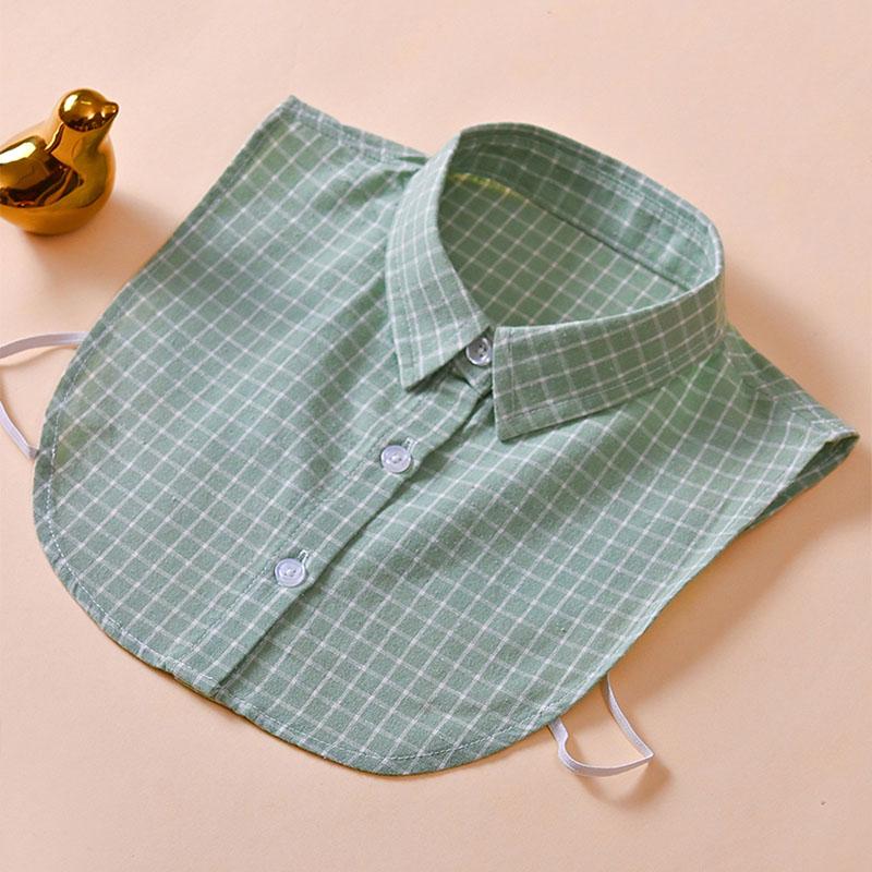 Perfect Match Stripe Fake Collar Shirt Children Print Collares Mujer Cotton Detachable Collar Choker Kids Boys Girls Removable Half Shirt