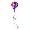 Giant Size Hot Air Balloon Spinners Rainbow Colors Plastic Material Rotating Sequins Striped Tie Dye Color-changing Film