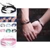 Handgefertigte Unendlichkeits-Symbol-Armbänder mit verstellbarem geflochtenem Design für Paare und als Geschenk