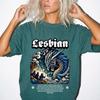 Lesbian Drakoria Dragon Shirt, Comfort Colors Gothic Fantasy Tee