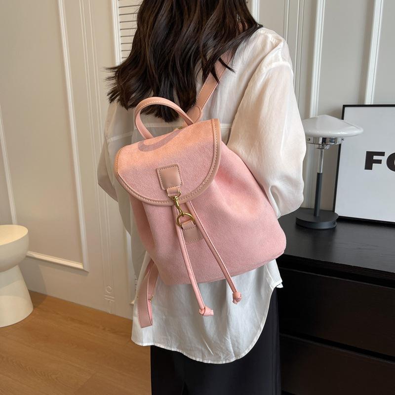 Premium sense backpack women's backpack 2025 new fashion trendy schoolbag girls college students large capacity handbag