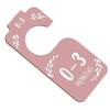 Pack of 8 Double Sided Wooden Dividers Baby Wardrobe Partition  Nursery Closet Organizers Practical Clothes Separator