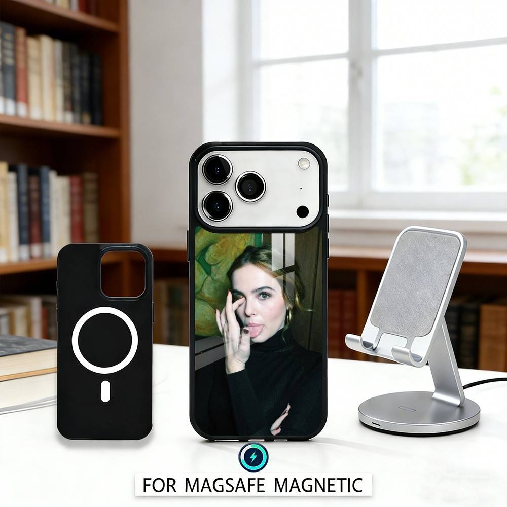 Lively Z-Zoey Deutch Phone Case Magnetic For iPhone17 16 15 14 13 12 Pro Max For Magsafe Wireless Charging Cover