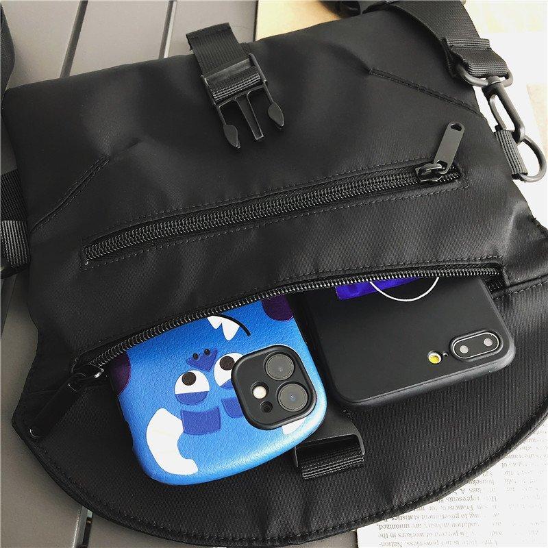 Simple Multifunctional Crossbody Bag - Adjustable Strap, Casual Chest Bag and Shoulder Bag for College Students and Daily Use