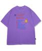 REBRENNER Bucket List Pigment Oversized Short Sleeve T-Shirt Purple