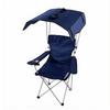 Camping Chair with Canopy Lightweight Beach Chair with Shade Portable for All Outdoor Activities Navy Blue