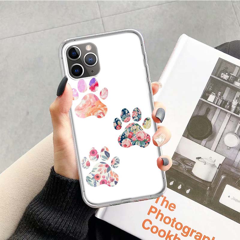 

dog footprint Paw Phone Case For Apple iPhone 17 Air 16 15 Plus 14 + 13 Mini 12 11 Pro Max 7 8 SE 16Max Soft Shell Cover Coque 1 iPhone 17 Pro