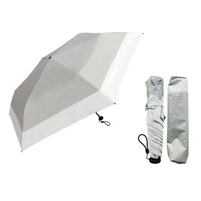 In Folding UV Light Heat 6 for Both Sunny and Rainy UV Sunburn Windproof and Water Rainy Season Easy To with Storage for Women and Beach Day Parasol